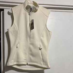 Polar King Cream Zip-Up Vest